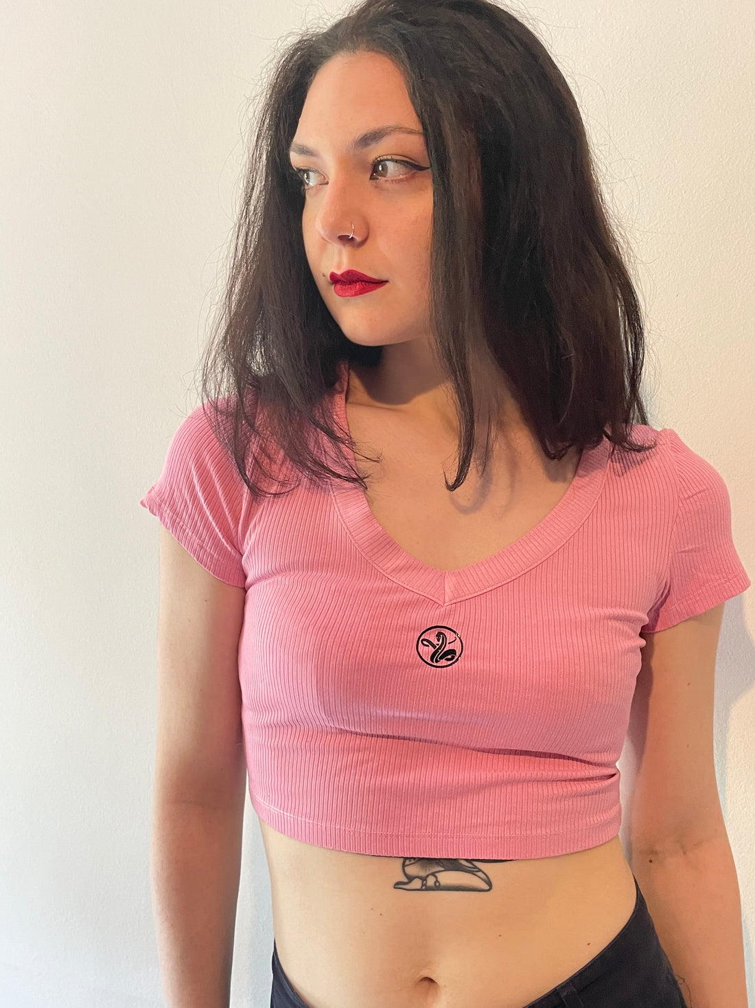 ANGEL Pink Crop top