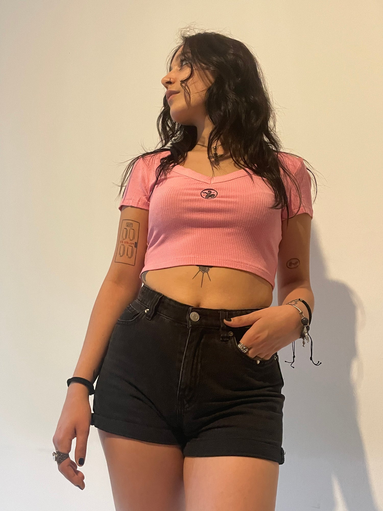 ANGEL Pink Crop top