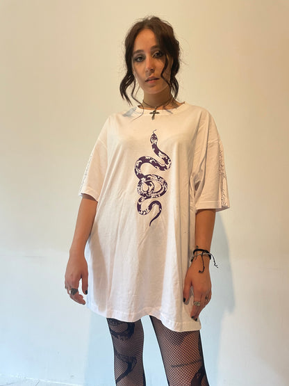 FLOWER SNAKE Oversized T-shirt